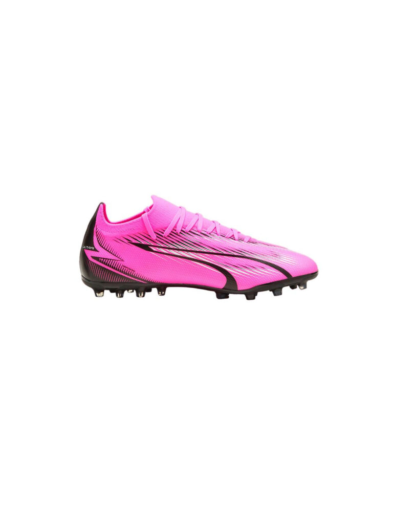 Puma Botas de fútbol Puma Ultra Match MG Rosa Blanco