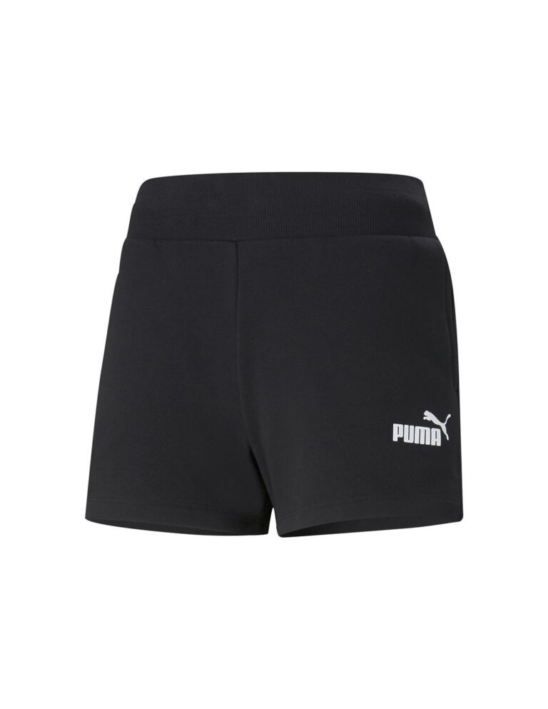 Puma Pantalones Puma Ess 4" Sweat S Mujer Negro