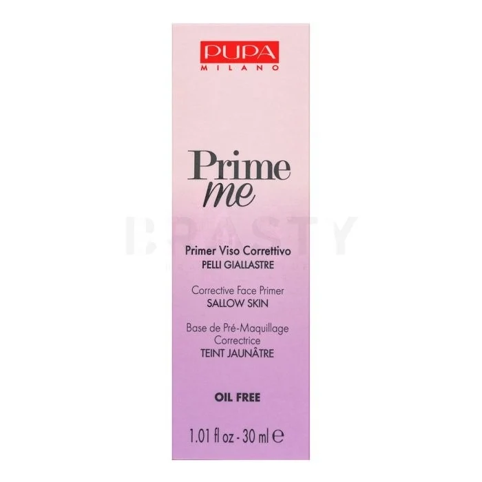 Pupa Prebase líquida Prime Me Sallow Skin sin parabenos 30 m