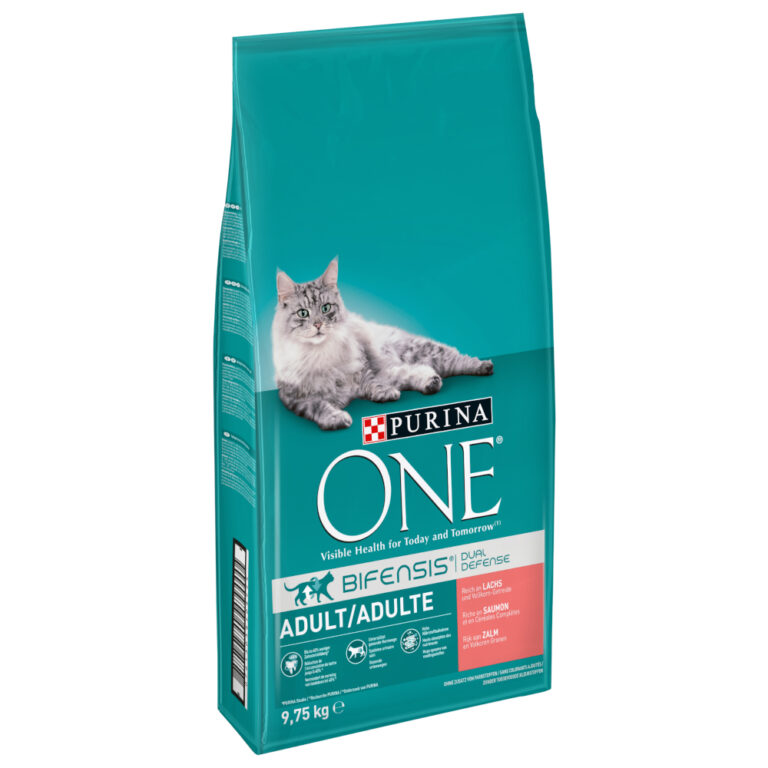 Purina One Adult con salmón y cereales integrales - 9,75 kg