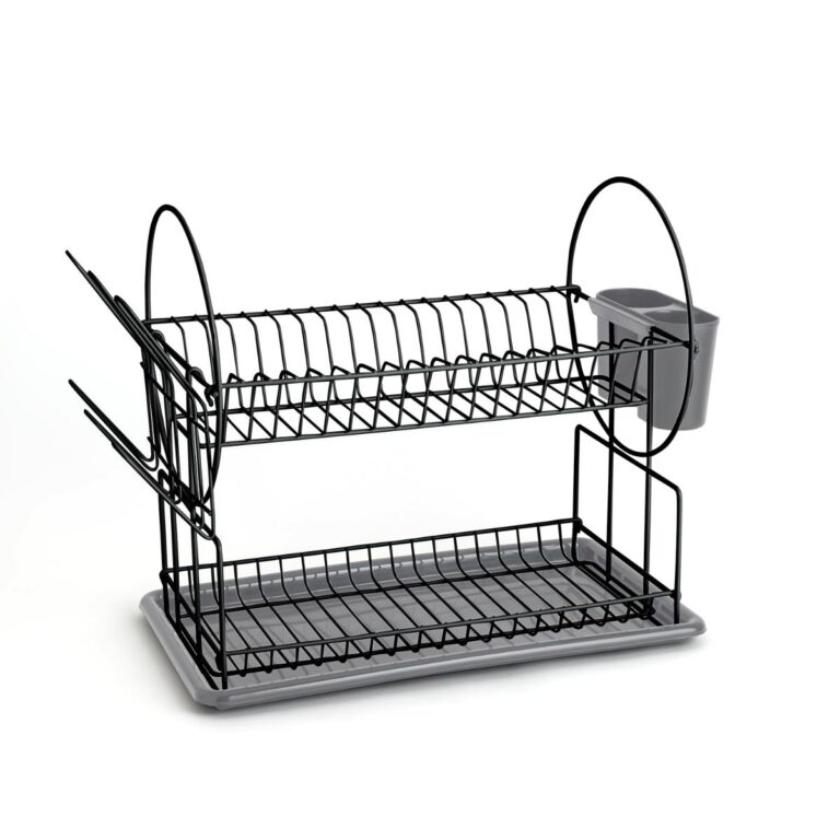 Quid Escurridor 2 alturas 52x23x36cm acero gris Armony Quid