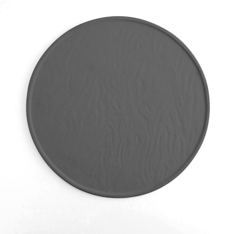 Quid Plato pizza 33cm cerámica negro Mineral Gres Quid