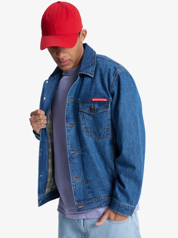 Quiksilver - All Ride Denimt - Chaqueta Vaquera Azul hombre