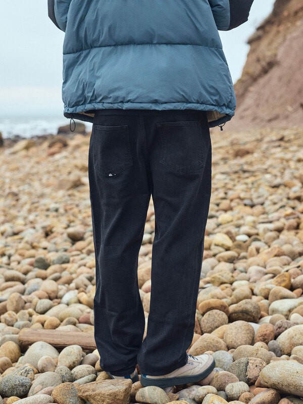 Quiksilver - Aqua Cult Denim - Vaquero Negro hombre