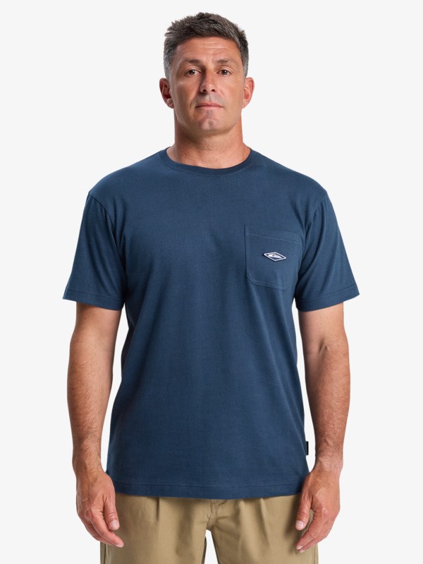 Quiksilver - Diamond Pocket - Camiseta de manga corta Azul hombre