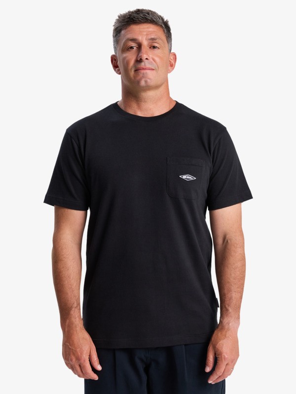 Quiksilver - Diamond Pocket - Camiseta de manga corta Negro hombre