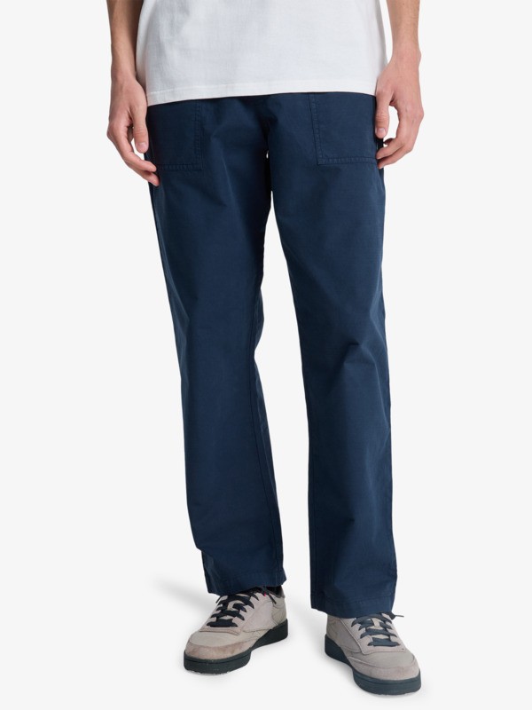 Quiksilver - Double Crown - Pantalón cargo elástico Azul hombre