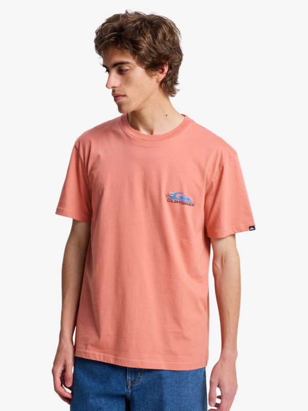 Quiksilver - EV Barrel Paradise - Camiseta de manga corta Rosa Hombre