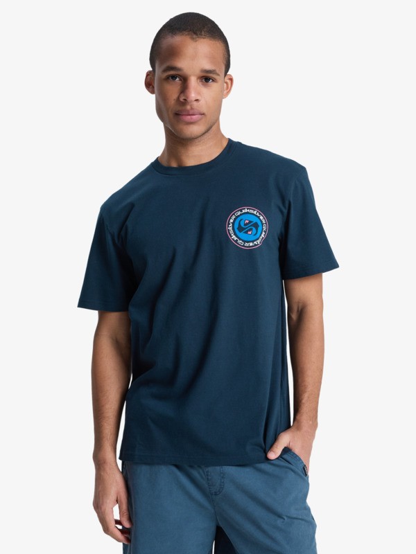 Quiksilver - EV Duality - Camiseta de manga corta Azul Hombre