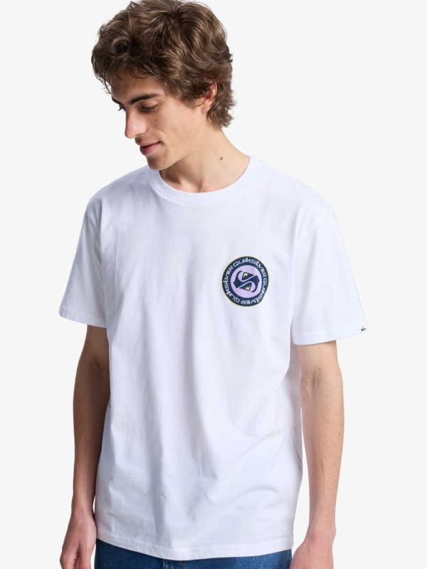 Quiksilver - EV Duality - Camiseta de manga corta Blanco Hombre