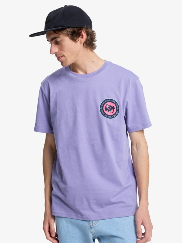 Quiksilver - EV Duality - Camiseta de manga corta Morado Hombre