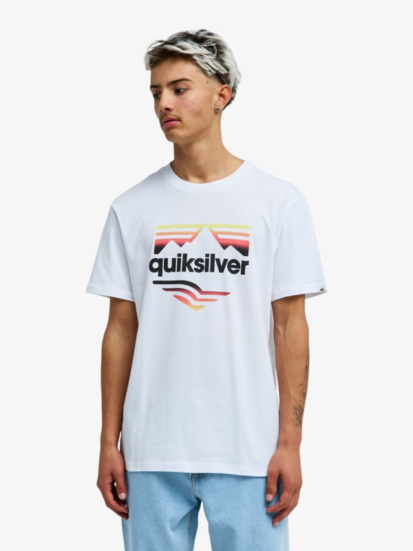 Quiksilver - EV Horizon Fade - Camiseta de manga corta Blanco Hombre