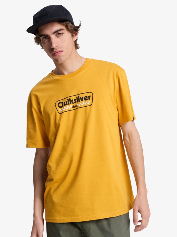 Quiksilver - EV Starting Grid - Camiseta de manga corta Amarillo Hombre