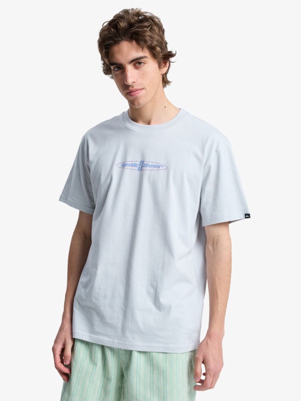 Quiksilver - EV Wild Worlds - Camiseta de manga corta Gris Hombre