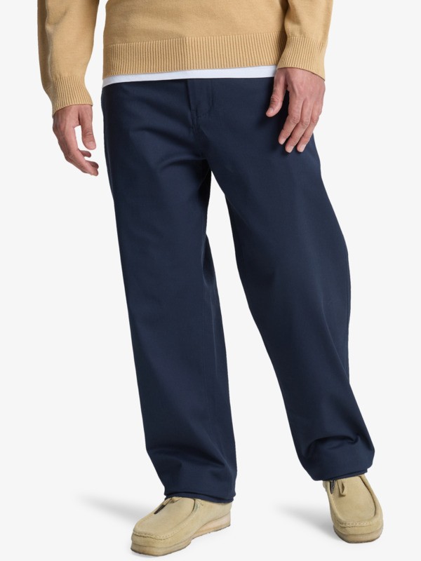 Quiksilver - Everyday Union - Pantalón chino Azul Hombre