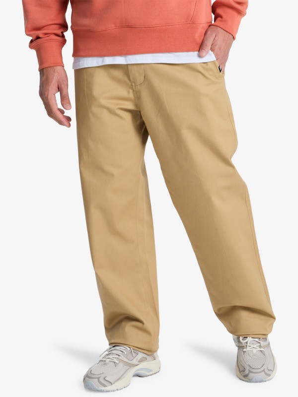 Quiksilver - Everyday Union - Pantalón chino Beige Hombre