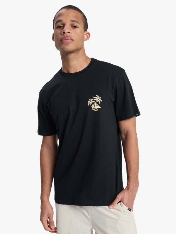 Quiksilver - Evo Learning From Nature - Camiseta de manga corta Negro Hombre