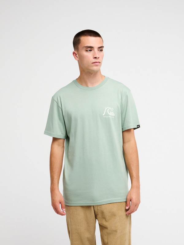 Quiksilver - Evo Original - Camiseta de manga corta Verde Hombre