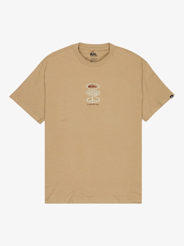 Quiksilver - Harmony Spiral - Camiseta de manga corta Beige Hombre