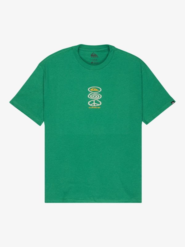 Quiksilver - Harmony Spiral - Camiseta de manga corta Verde Hombre