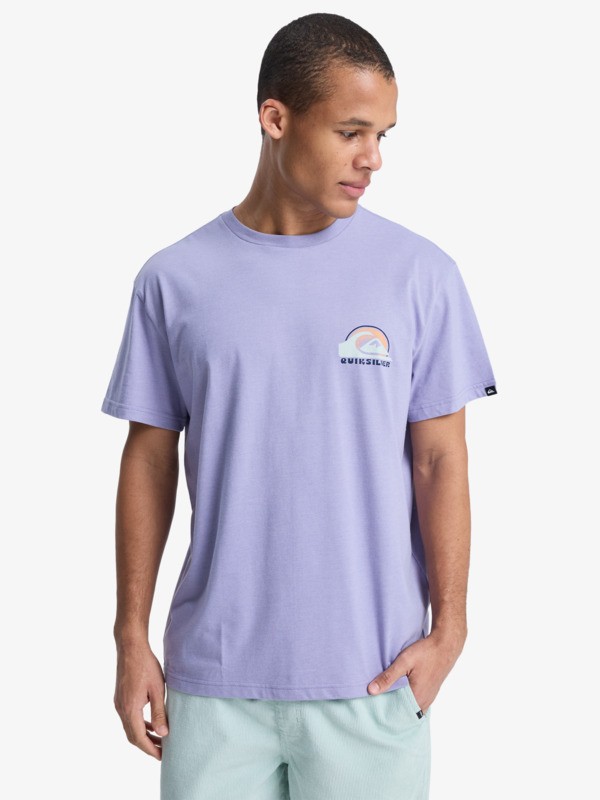 Quiksilver - Hellbender - Camiseta de manga corta Morado Hombre