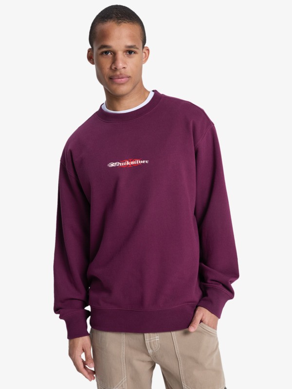 Quiksilver - Mercury Trident - Sudadera Morado Hombre