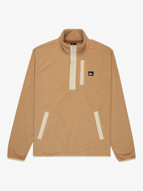 Quiksilver - No Destination Hs - Polar estampado Beige hombre