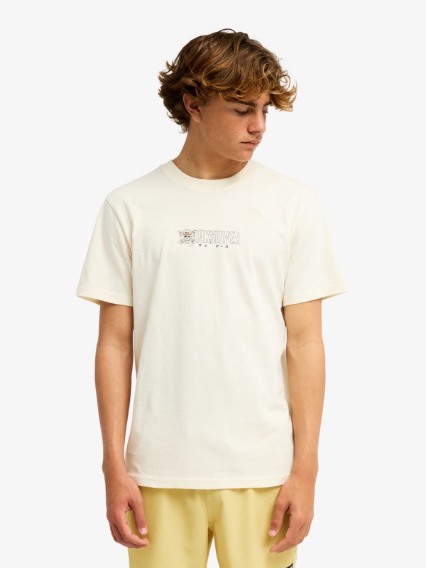 Quiksilver - One Piece Wanted - Camiseta de manga corta Blanco Hombre