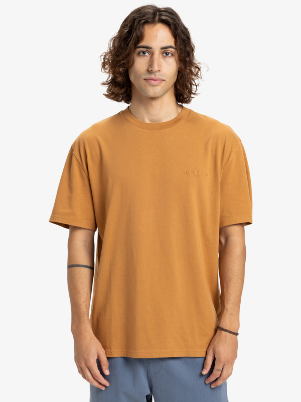Quiksilver - Salt Water - Camiseta de manga corta Marrón hombre