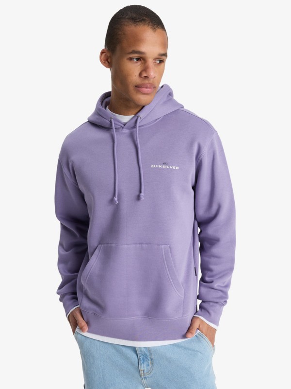 Quiksilver - Salt Water Graphic - Sudadera con Capucha Morado Hombre