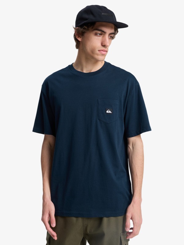 Quiksilver - Salt Water Pocket - Camiseta de manga corta Azul hombre