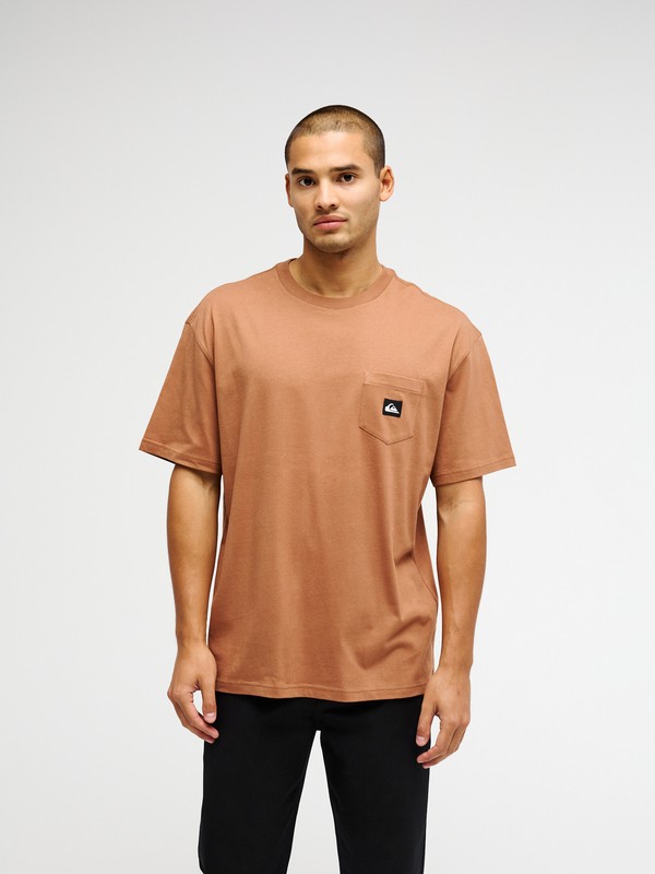 Quiksilver - Salt Water Pocket - Camiseta de manga corta Marrón hombre