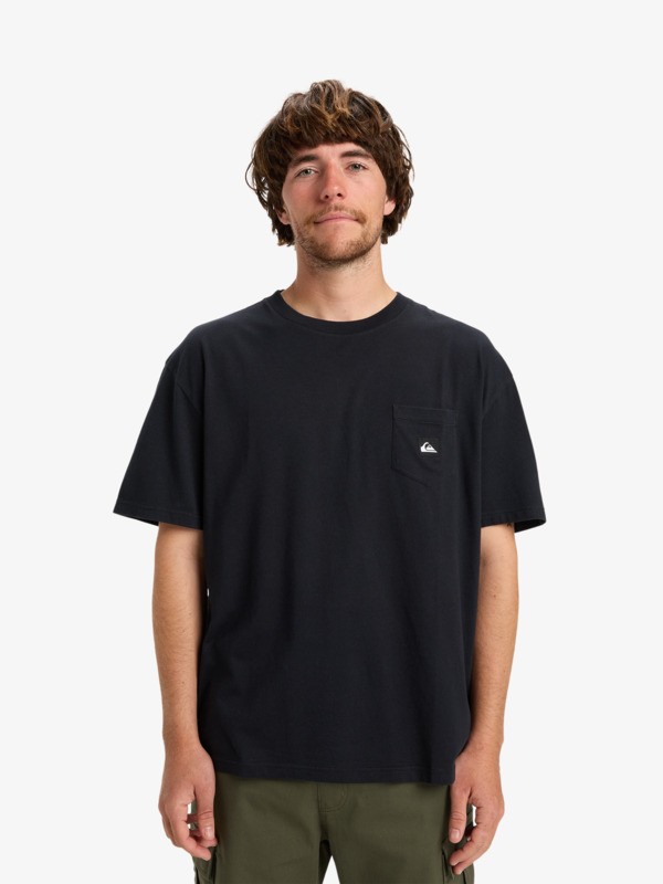 Quiksilver - Salt Water Pocket - Camiseta de manga corta Negro hombre
