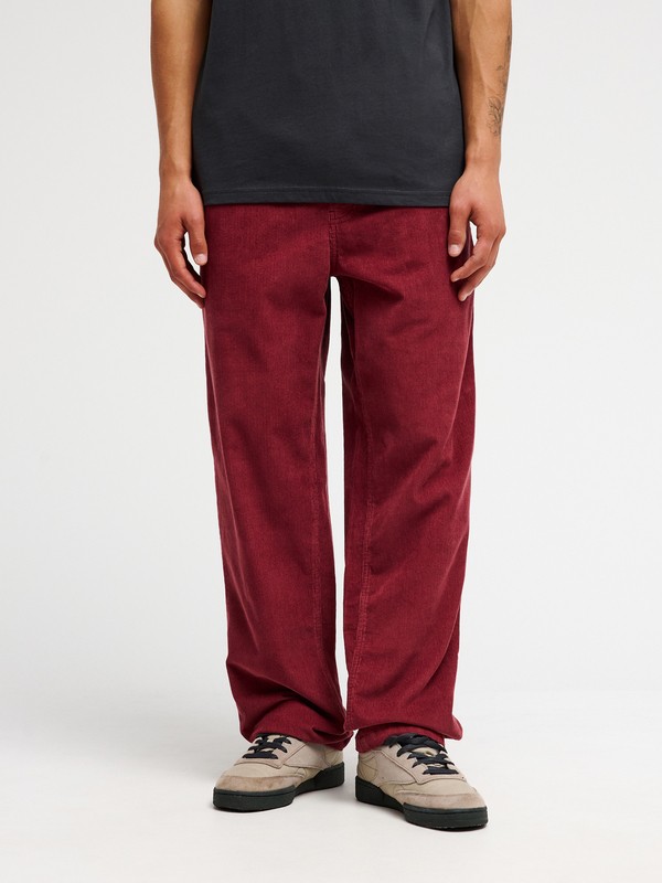 Quiksilver - Taxer Regular Cord - Pantalones Rojo hombre