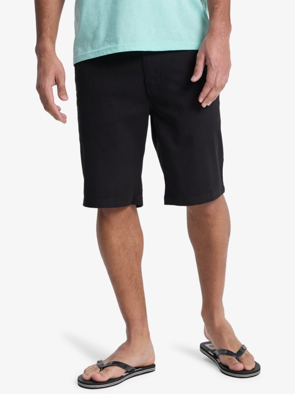 Quiksilver - Union Straight 20" - Short en denim Negro Hombre