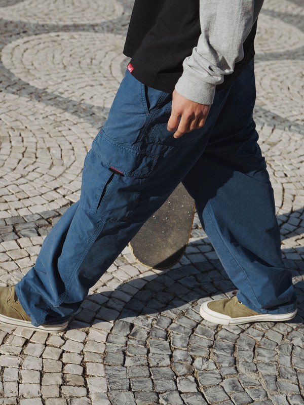 Quiksilver - YG Thunderstruck - Pantalón cargo Azul Hombre