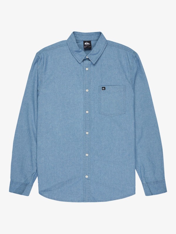 Quiksilver - Yosemite Chambrayls - Camisa de manga larga Azul hombre