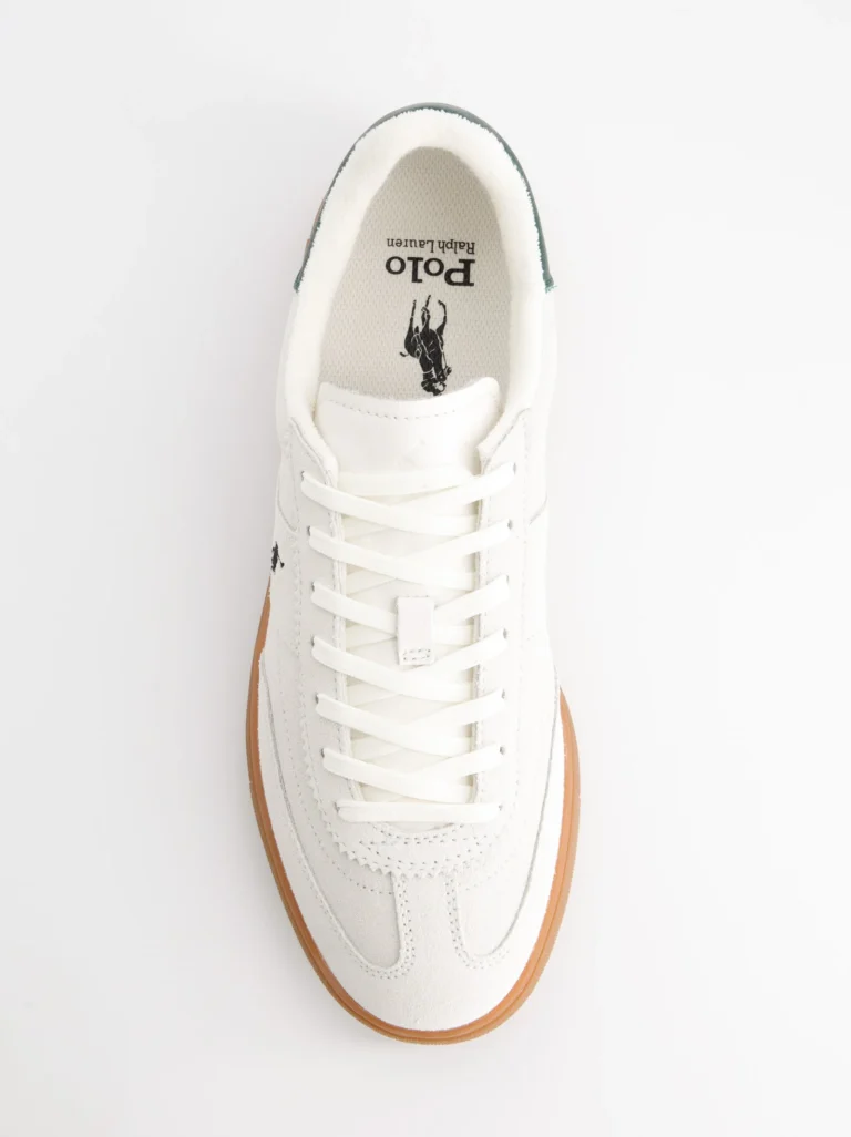 Ralph Lauren Zapatillas blancas de piel - POLO Ralph Lauren Bedford, 41