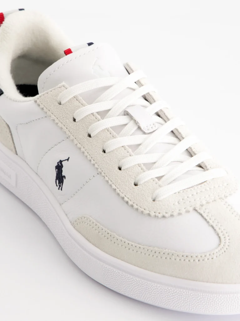 Ralph Lauren Zapatillas blancas de piel - POLO Ralph Lauren Bedford, 41