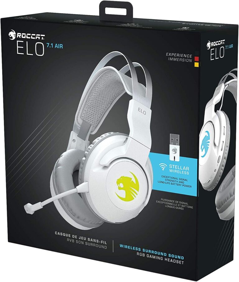 Reacondicionado: Headset Inalambrico Roccat Elo 7.1 Air Blanco