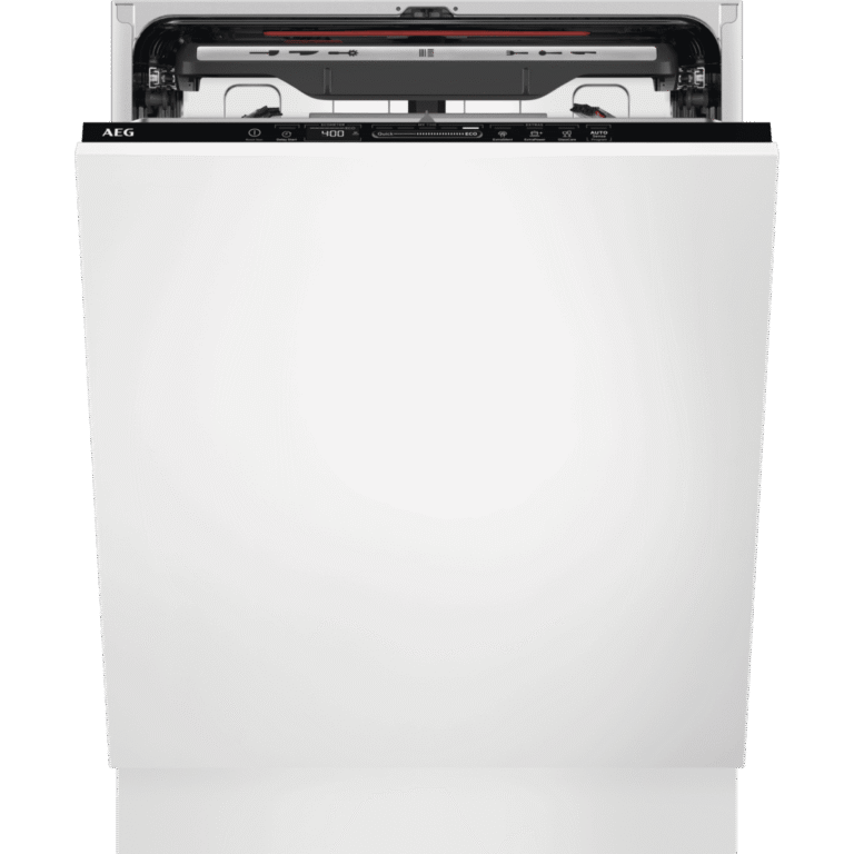 REACONDICIONADO Seminuevo Bueno Lavavajillas integrable - AEG FSE76727P, 14 servicios, 7 programas, 60 cm, GlassCare, Tercera Bandeja, Blanco
