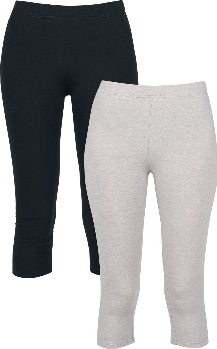 Red by EMP Leggins de RED by EMP - S XXL - para Mujer - Negro/gris oscuro