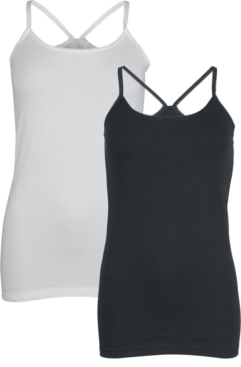 Red by EMP Top de RED by EMP - S XXL - para Mujer - negro-blanco