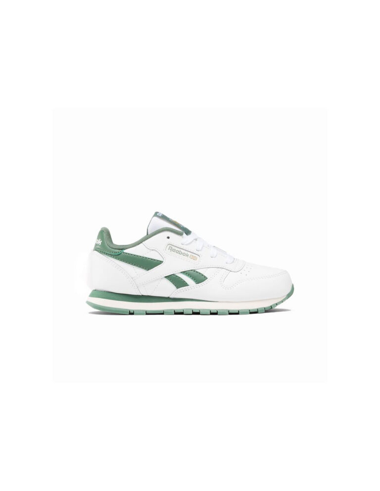 Reebok Zapatillas Reebok Classic Leather Infantil Blanco/Verde