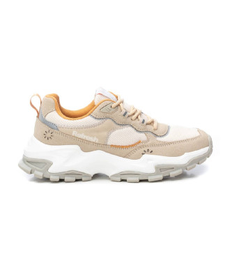 Refresh para mujer. 17240403-BEIGE Zapatillas 172404 beige (37), Plano, Cordones, Casua