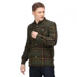 Regatta Camisa Regatta Thamos con Forro Interior Kaki