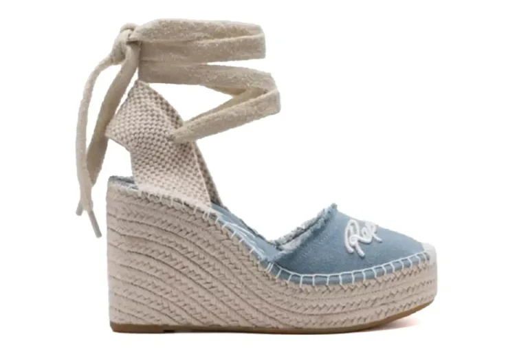 Replay Alpargatas de cuña azul mujer JESS PLAYA Replay