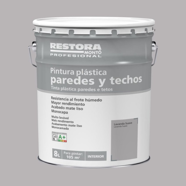 restora Pintura interior lavanda suave 8 l restora