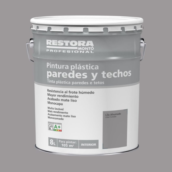 restora Pintura interior lila ahumado 8 l restora