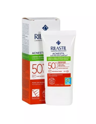 Rilastil SUN SYSTEM Rilastil Acnestil Crema Sebonormalizante SPF50+ 40m